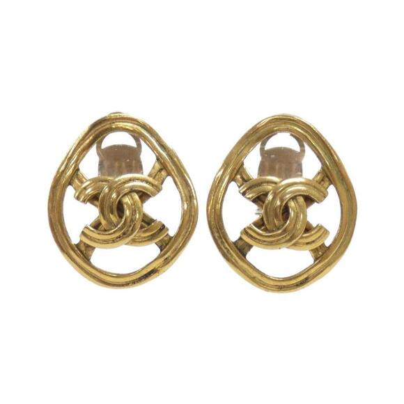 CHANEL Gold Earrings - Picture 1 of 5